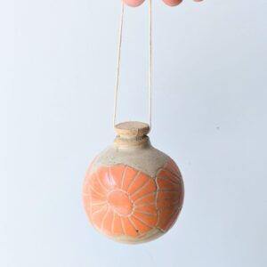 Ceramics: Christmas baubles using Sgraffito