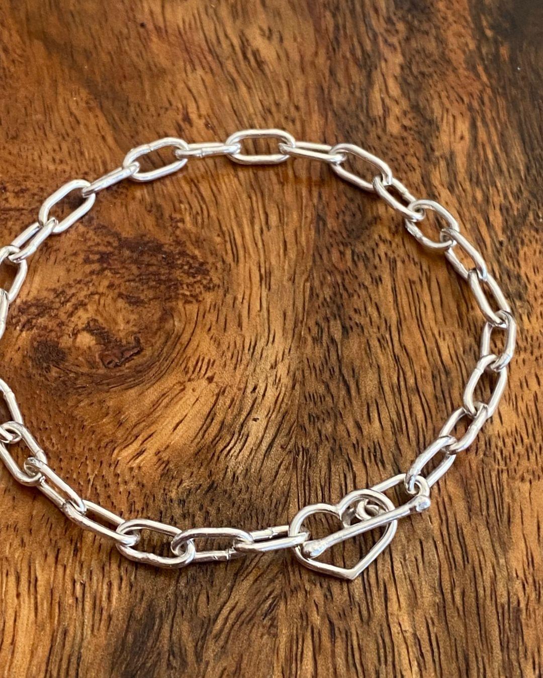 Silversmithing for beginners: Chain bracelet with closure